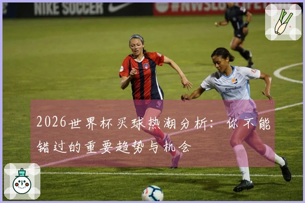 2026世界杯买球热潮分析：你不能错过的重要趋势与机会
